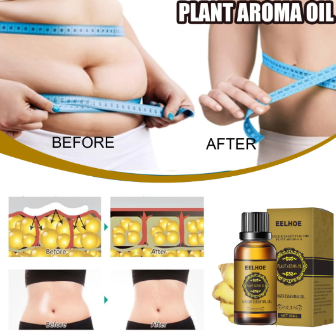 🌿SlimGinger Oil™ – Drenaje y Quema de Grasa ✨