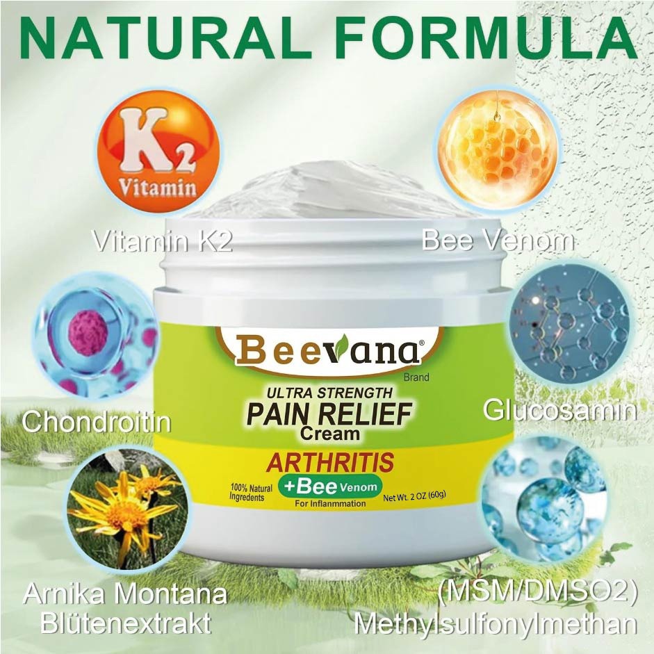 Beevana™ Joint Relief Cream – Alivio para Articulaciones y Dolores ✨