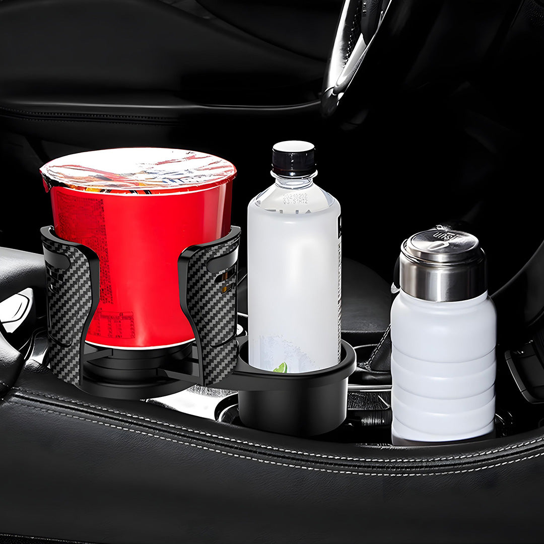 DriveHold™ – Tu bebida siempre segura, incluso en las curvas más cerradas. 🛞🥤