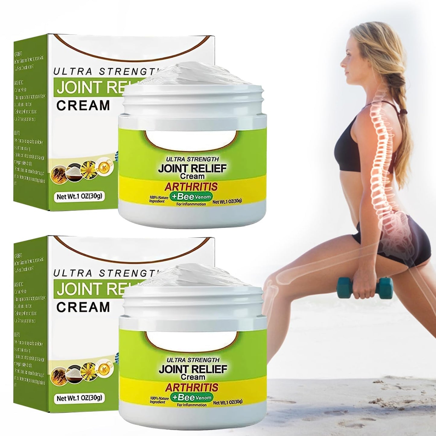Beevana™ Joint Relief Cream – Alivio para Articulaciones y Dolores ✨