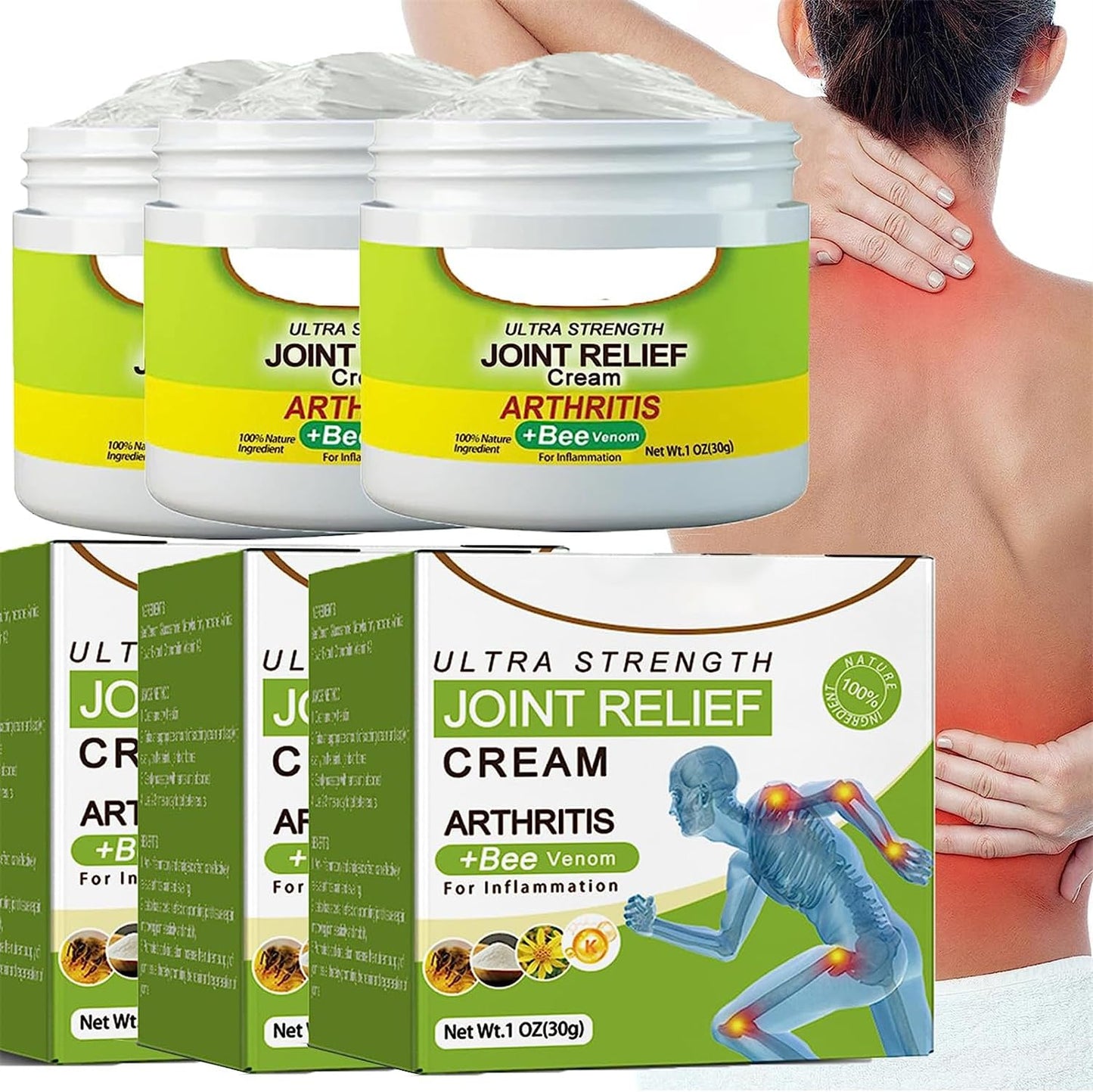 Beevana™ Joint Relief Cream – Alivio para Articulaciones y Dolores ✨