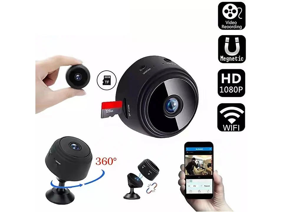 🔒Spy Vision™ – Mini Cámara de Seguridad A9