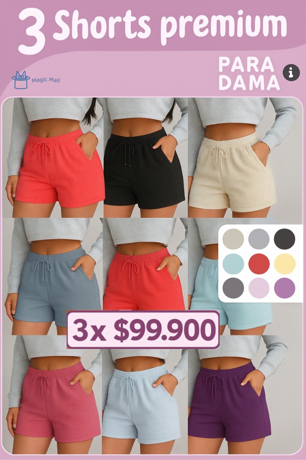 FlexiFit™ Shorts Premium ✨ Libertad, frescura y estilo en uno solo.