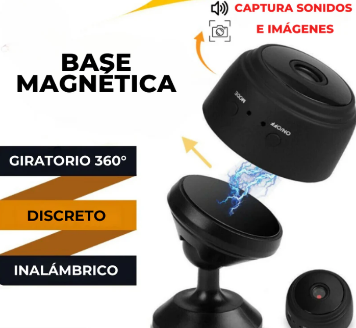 🔒Spy Vision™ – Mini Cámara de Seguridad A9
