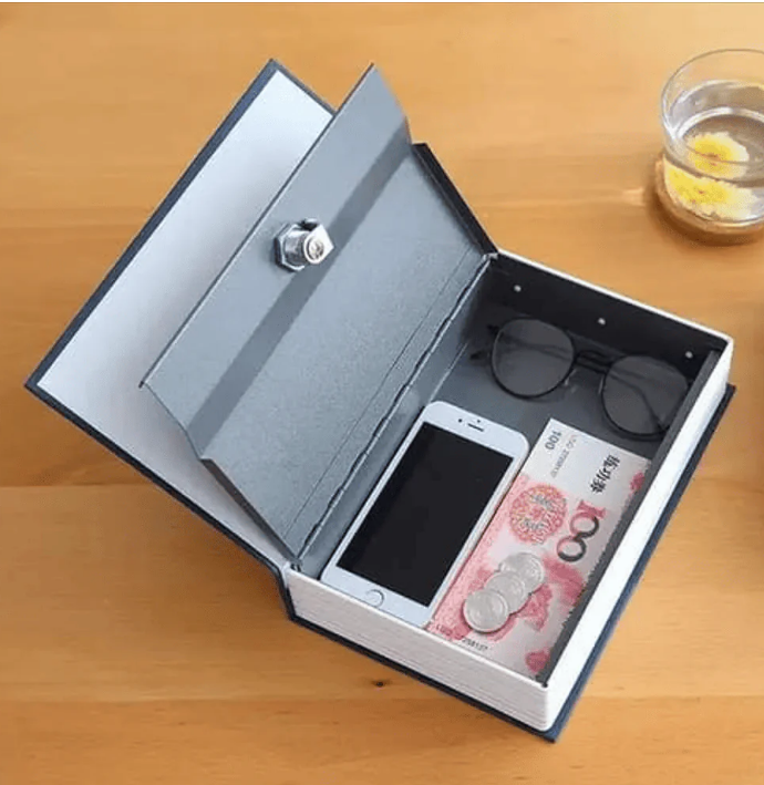 🛡️LibroGuard®: Caja Fuerte Camuflada con Llave