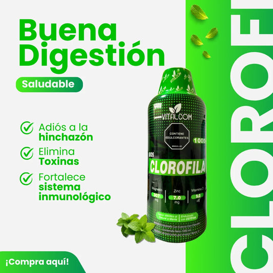 Vitalgreen® | Clorofila Líquida 1000ml🌿