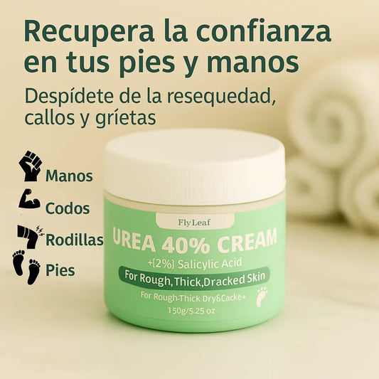 Dermacure40™ | Crema Clínica para Manos y Pies Secos🧴